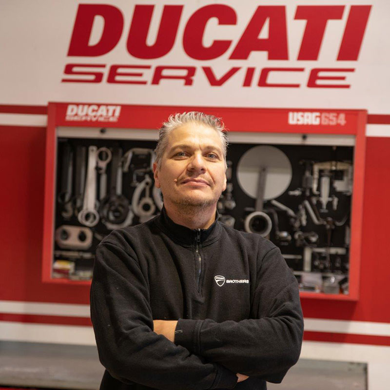 Ducati Service Ancona team